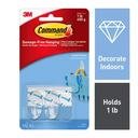 COMMAND HOOKS SMALL CLEAR 17092