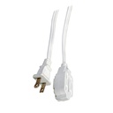 15ft WHITE INDOOR EXTENSION CORD UL