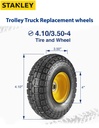 STANLEY REPLACEMENT WHEEL FOR HAND TRUCKS