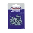 3/4" CUP HOOK WHITE