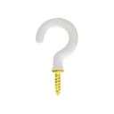CUP HOOK 1" WHITE