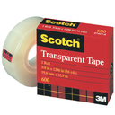 1/2" x 36yds CLEAR TAPE (W/OUT DISPENSER)