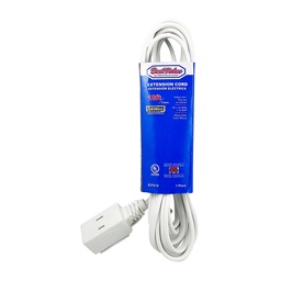 [BV E27612] 12ft WHITE INDOOR EXTENSION CORD UL