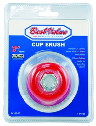 [BV H16013E] 3" CUP BRUSH (TWISTED)
