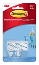 17092 COMMAND HOOKS CLEAR (SMALL)