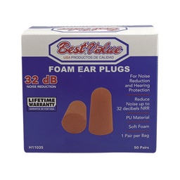 [BV H11035] FOAM EAR PLUGS