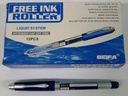 FREE INK ROLLER PEN BLUE