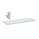 8"x16" GLASS SHELF WITH SUPPORT