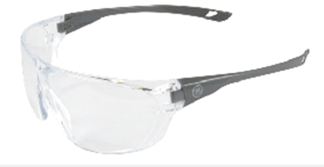 [GE203C] GE SAFETY GLASSES CLEAR LENS GRAY