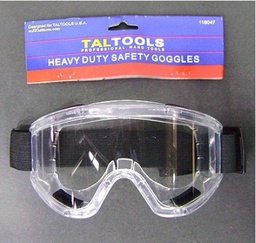 [SAF8] SAFETY GOGGLES CLEAR H/DUTY