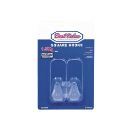 [BV F01494] 2PC SQUARE HOOKS (CLEAR)