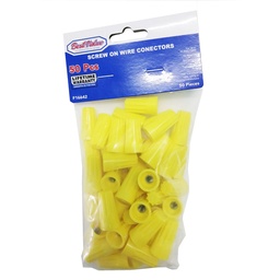 [BV F16642] 50pk WIRE CONNECTORS (YELLOW)