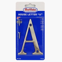 [BV F01130] NICKEL-PLATED HOUSE LETTER "A"