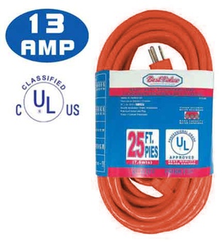 25ft UL INDUSTRIAL EXTENSION CORD 3-PIN