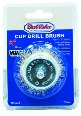 3" DRILL CUP BRUSH