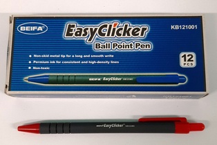 EASY CLICK PEN RED