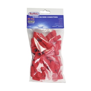 50pk WIRE CONNECTORS (RED)