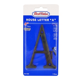 BLACK HOUSE LETTER "A"