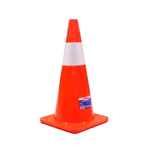 REFLECTIVE ROAD SAFETY CONE 18"
